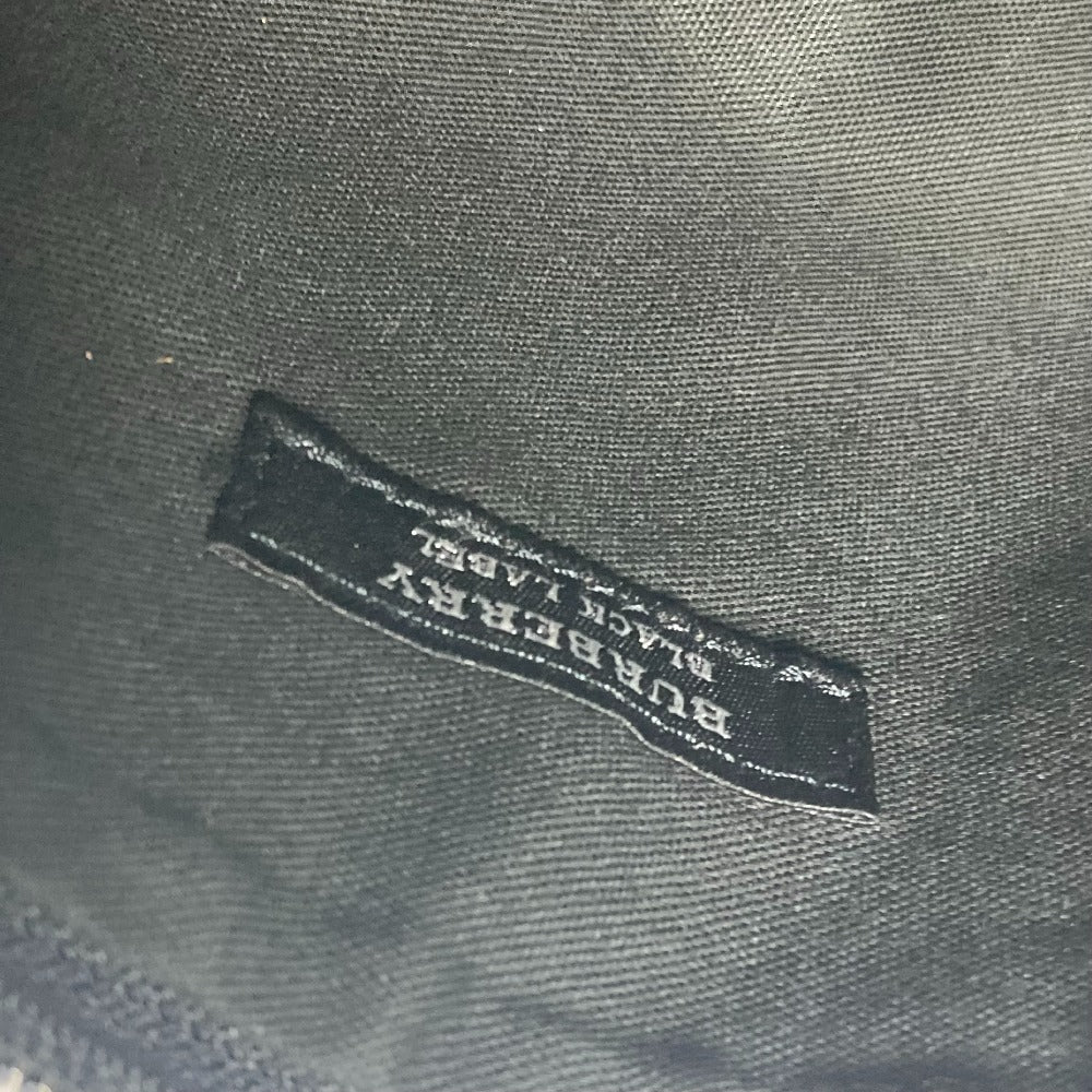 BURBERRY Sling bag Wool, Leather Gray type Black label Waist bag