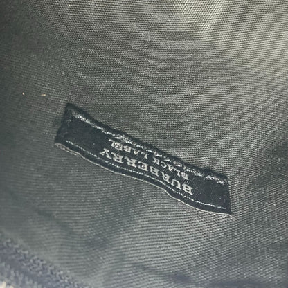 BURBERRY Sling bag Wool, Leather Gray type Black label Waist bag