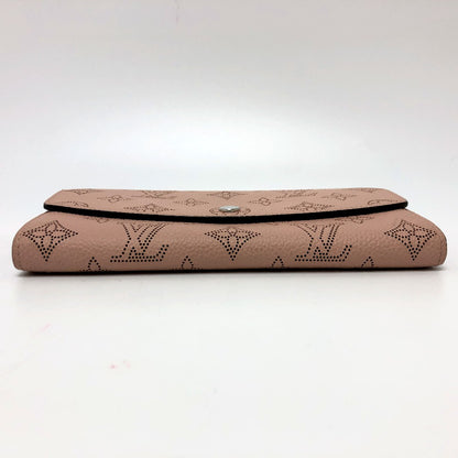 LOUIS VUITTON Long Wallet Purse M60145 Monogram Mahina pink Monogram Mahina Portefeuille Iris