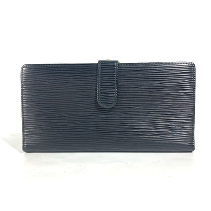 LOUIS VUITTON Long Wallet Purse M63252 Epi Leather black Epi Continental Vienova
