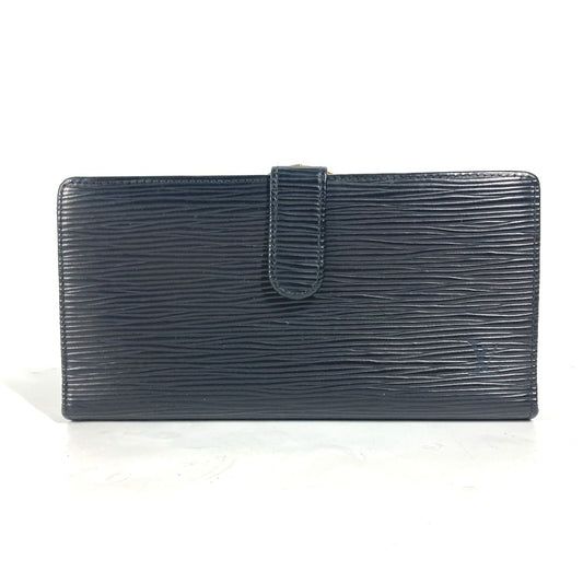 LOUIS VUITTON Long Wallet Purse M63252 Epi Leather black Epi Continental Vienova