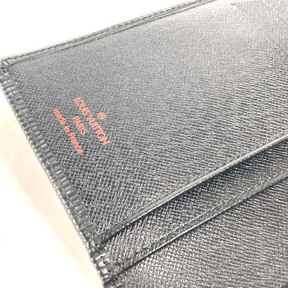 LOUIS VUITTON Long Wallet Purse M63252 Epi Leather black Epi Continental Vienova