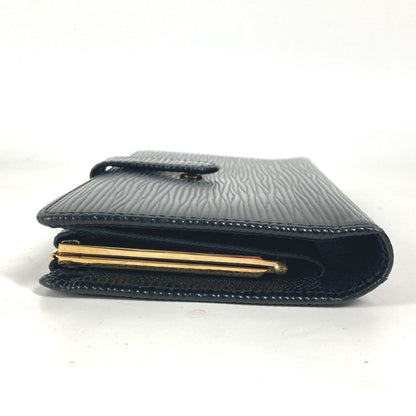 LOUIS VUITTON Long Wallet Purse M63252 Epi Leather black Epi Continental Vienova