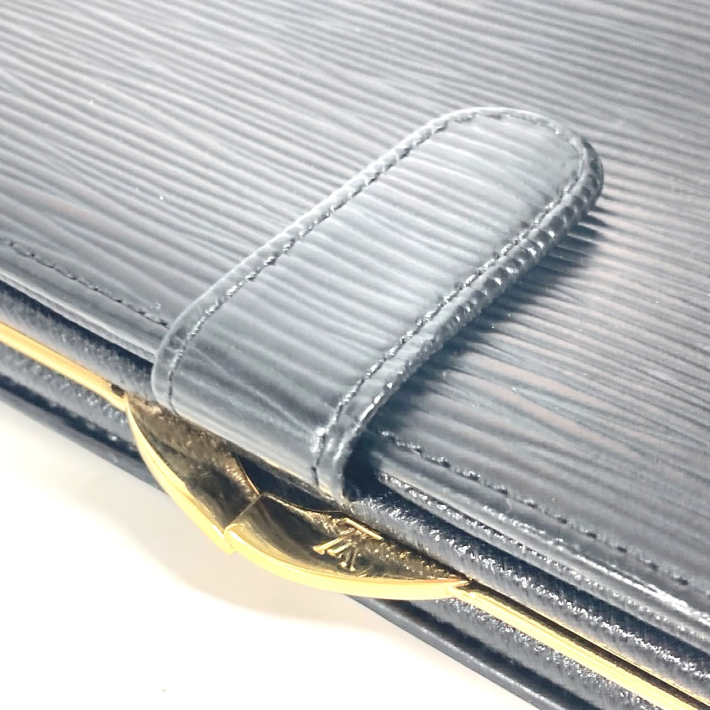 LOUIS VUITTON Long Wallet Purse M63252 Epi Leather black Epi Continental Vienova