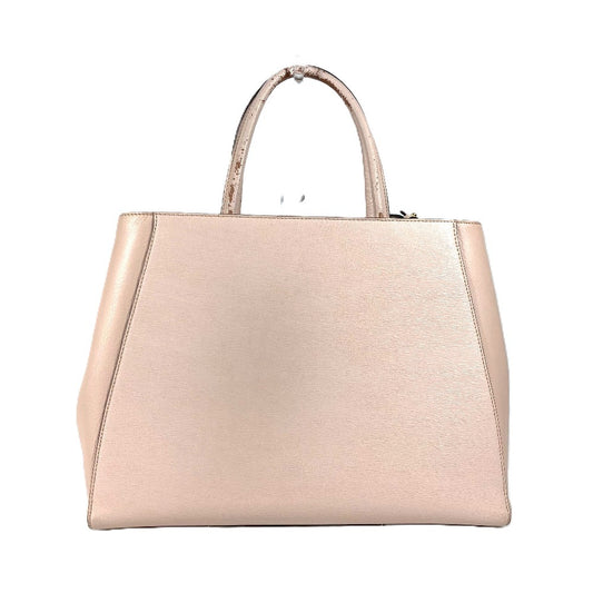 FENDI Shoulder Bag 8BH250 leather beige To joule