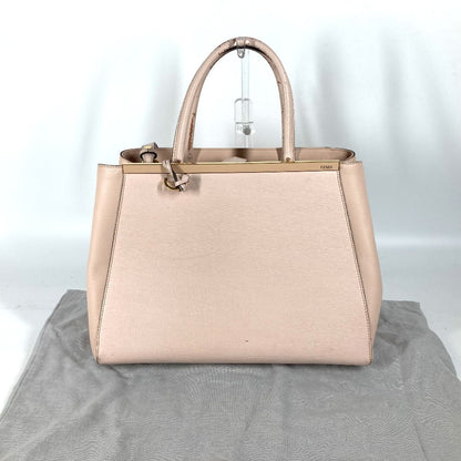 FENDI Shoulder Bag 8BH250 leather beige To joule