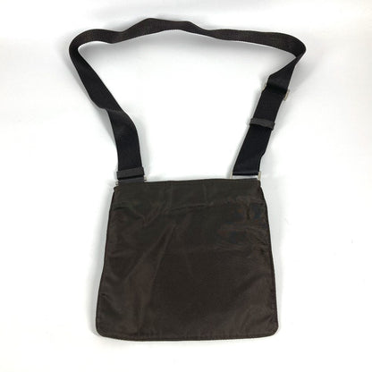 PRADA Shoulder Bag BT7372 Nylon Brown Triangle logo plate