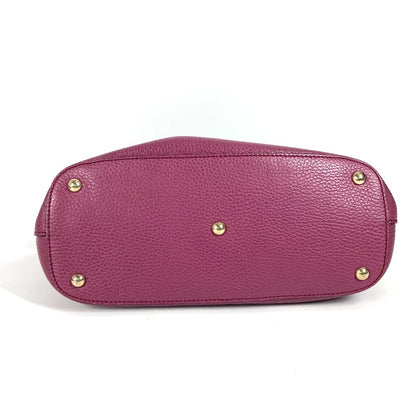 GUCCI Shoulder Bag 388561 leather purple With GG charm Interlocking G