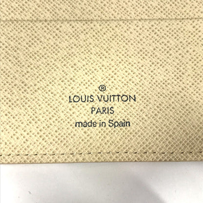 LOUIS VUITTON passport case N60032 Damier Azur Canvas white Damier Azur Couvel Tulle Passopole