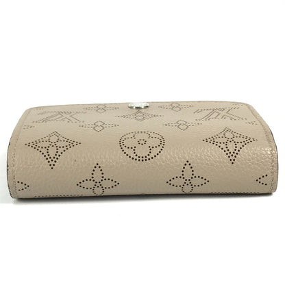 LOUIS VUITTON Folded wallet M62542 monogram mahina leather beige Monogram Mahina Portefeuille Iris Compact