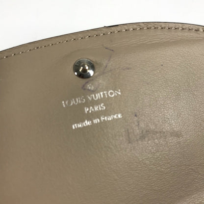 LOUIS VUITTON Folded wallet M62542 monogram mahina leather beige Monogram Mahina Portefeuille Iris Compact