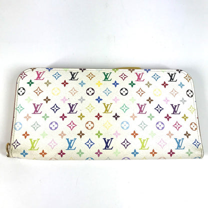 LOUIS VUITTON Long Wallet Purse M93750 Monogram multicolor canvas yellow Monogram multicolor Portefeuille Ansolit