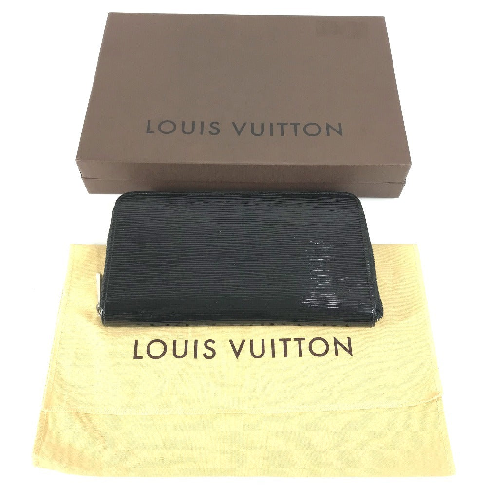 LOUIS VUITTON Long Wallet Purse M6385N Epi-electric leather black Epi-electric Zippy Organizer