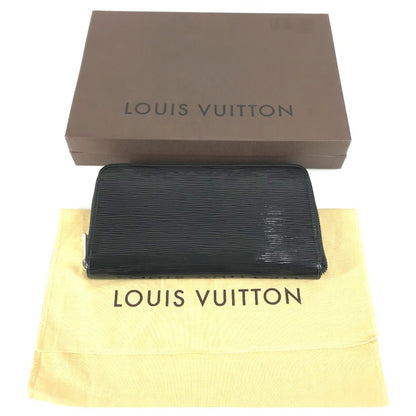 LOUIS VUITTON Long Wallet Purse M6385N Epi-electric leather black Epi-electric Zippy Organizer