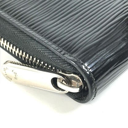 LOUIS VUITTON Long Wallet Purse M6385N Epi-electric leather black Epi-electric Zippy Organizer