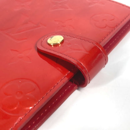 LOUIS VUITTON Notebook cover R21016 Monogram Vernis Canvas Red Monogram Vernis Agenda PM Agenda PM