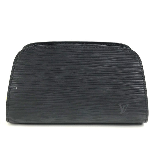 LOUIS VUITTON Cosmetics Pouch M48442 Epi Leather black Epi Dauphine PM