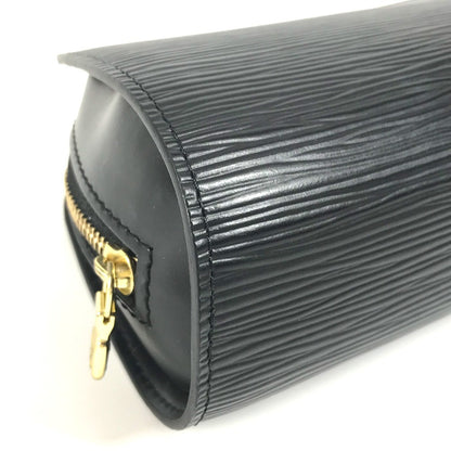 LOUIS VUITTON Cosmetics Pouch M48442 Epi Leather black Epi Dauphine PM