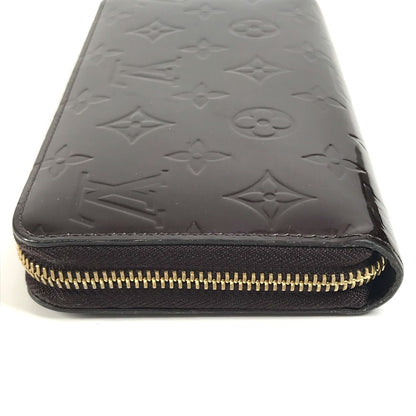 LOUIS VUITTON Long Wallet Purse M93522 Monogram Vernis Canvas purple Monogram Vernis Zippy wallet