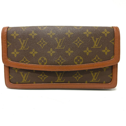 LOUIS VUITTON Clutch bag M51812 Monogram canvas Brown Monogram Pochette Dam PM