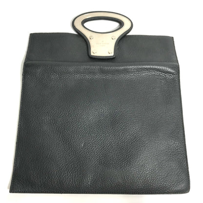 LOUIS VUITTON Clutch bag M48811 Taurillon Clemence Leather black Bag portfolio