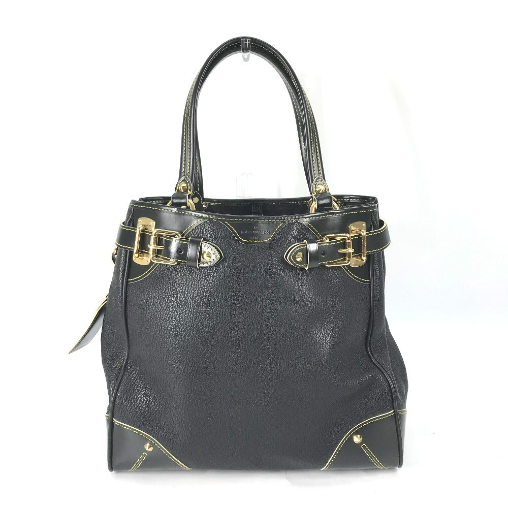LOUIS VUITTON Handbag M95650 Suhari leather black Suhari Majesty Women Used Authentic