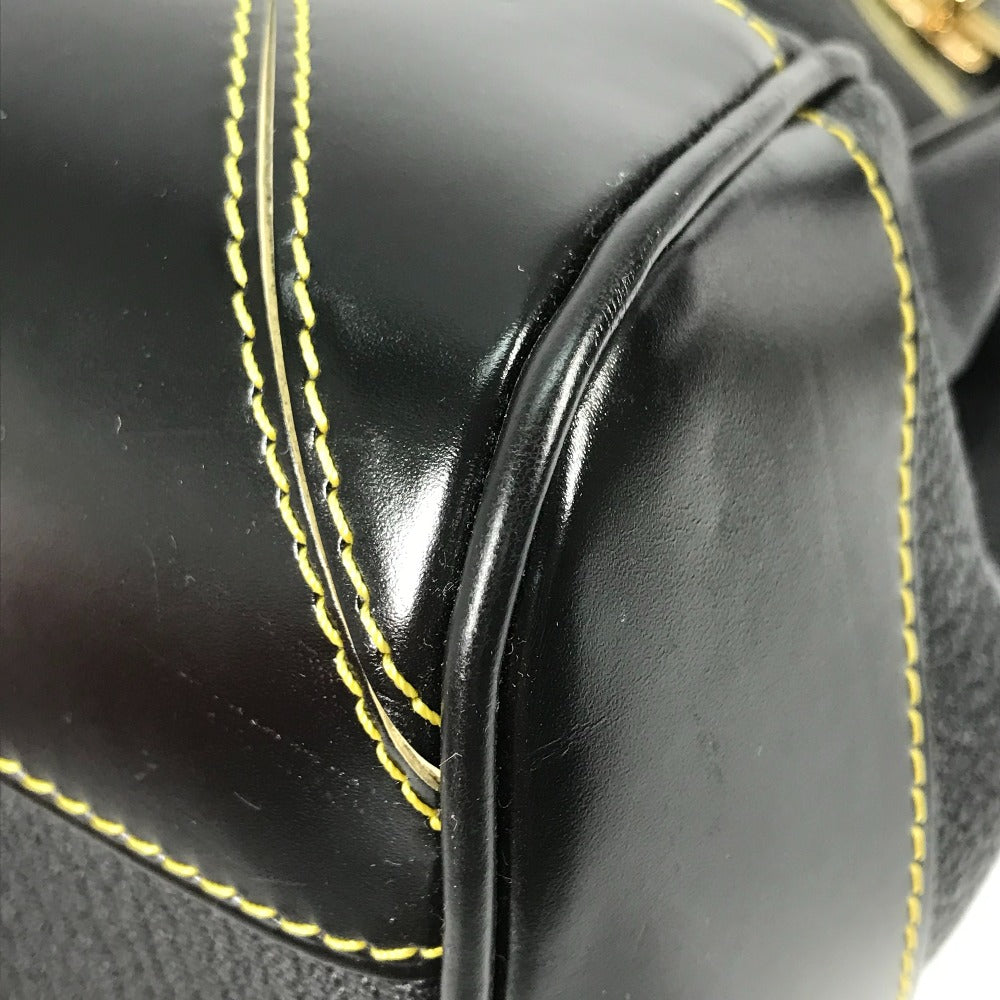 LOUIS VUITTON Handbag M95650 Suhari leather black Suhari Majesty Women Used Authentic