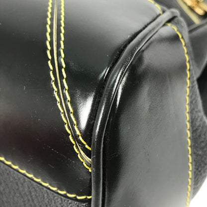 LOUIS VUITTON Handbag M95650 Suhari leather black Suhari Majesty Women Used Authentic