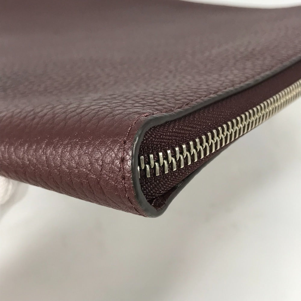 LOUIS VUITTON Clutch bag M53217 Taurillon Clemence Leather Brown Pochette Jules GM