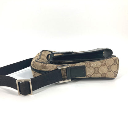 GUCCI Shoulder Bag 018 1619 Canvas / leather beige Pochette GG
