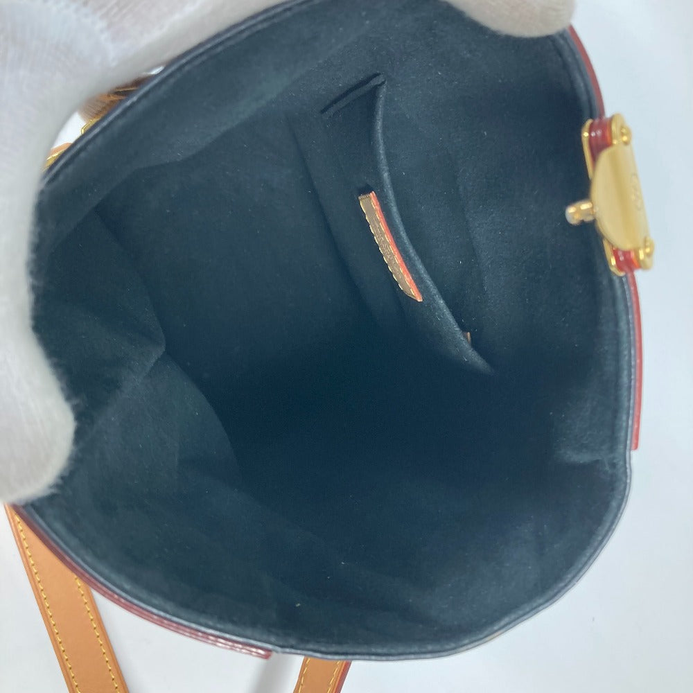 LOUIS VUITTON Shoulder Bag M43587 Monogram canvas Brown Monogram Duffel bag Women Used Authentic