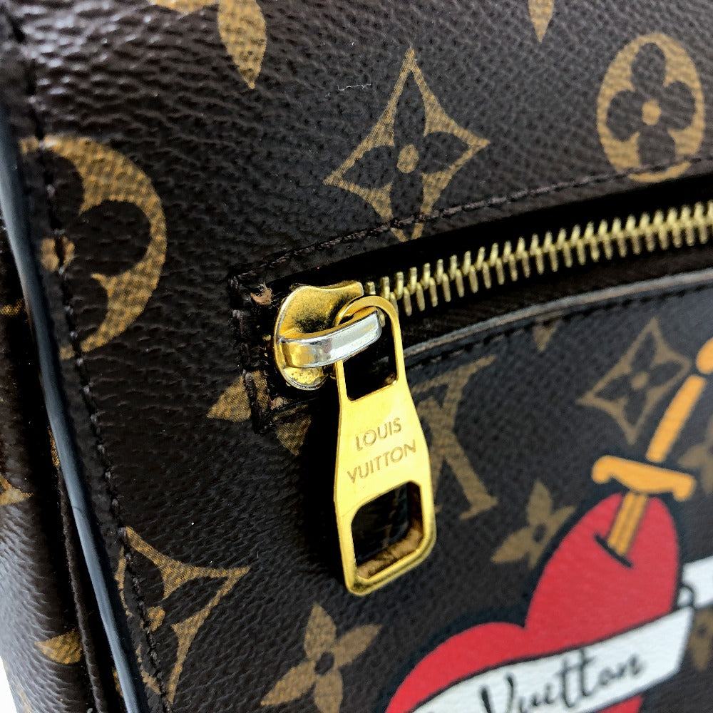 LOUIS VUITTON Handbag M43991 Monogram canvas Brown Pochette Metis MM Women Used Authentic