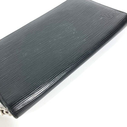 LOUIS VUITTON Long Wallet Purse M62643  Epi Leather black Epi Zippy Organizer NM