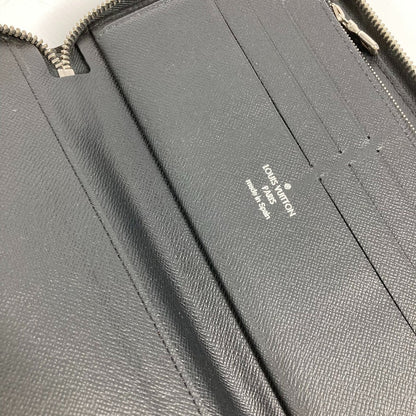 LOUIS VUITTON Long Wallet Purse M62643  Epi Leather black Epi Zippy Organizer NM