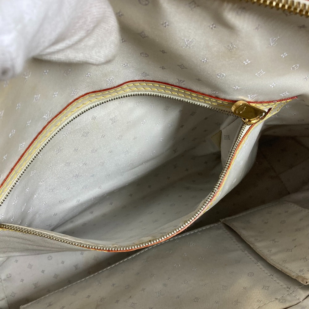 LOUIS VUITTON Handbag M91874 Suhari leather white Suhari LockitMM Women Used Authentic