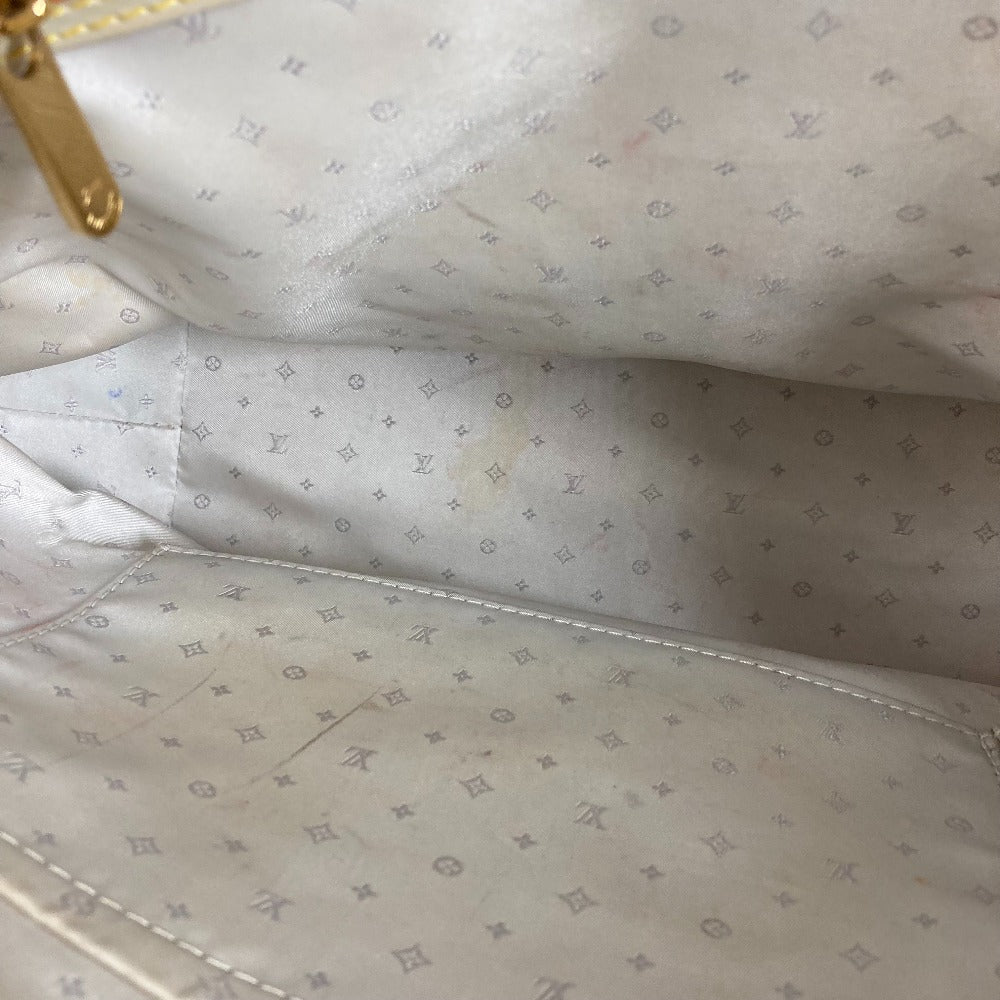 LOUIS VUITTON Handbag M91874 Suhari leather white Suhari LockitMM Women Used Authentic