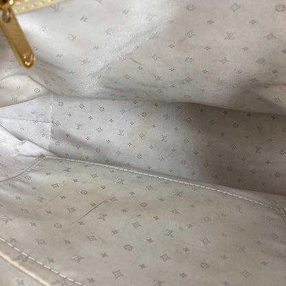 LOUIS VUITTON Handbag M91874 Suhari leather white Suhari LockitMM Women Used Authentic