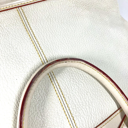 LOUIS VUITTON Handbag M91874 Suhari leather white Suhari LockitMM Women Used Authentic