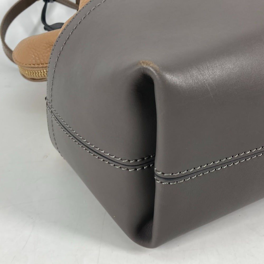 FENDI Shoulder Bag 8MN232 leather beige By color Celeria