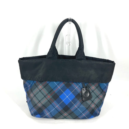 PRADA Shoulder Bag Nylon black check Bag