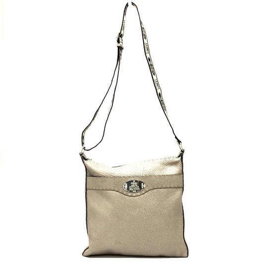 FENDI Shoulder Bag leather Metallic color Celeria