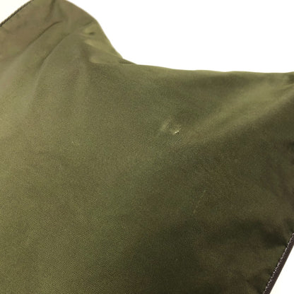 PRADA Shoulder Bag Nylon khaki Triangle logo