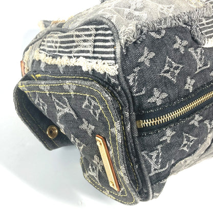 LOUIS VUITTON Handbag M95381 denim black Monogram Denim Patchwork Speedy 30 Women Used Authentic
