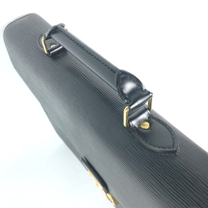 LOUIS VUITTON Business bag M54412 Epi Leather black Epi Cerviet ambassador