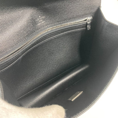 LOUIS VUITTON business bag  M30782 Taiga Leather black Taiga Selenga