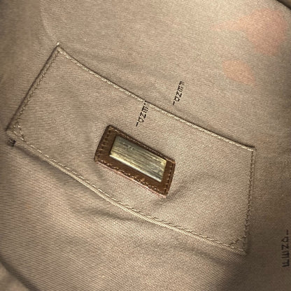 FENDI Shoulder Bag denim blue Pochette logo