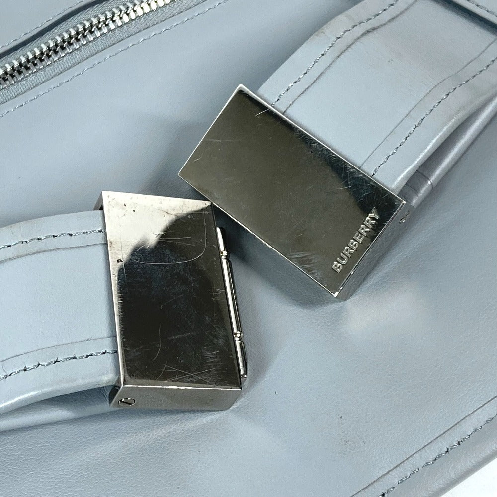 BURBERRY Sling bag leather gray logo