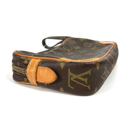 LOUIS VUITTON business bag M51827 Monogram canvas Brown Monogram Marly Dragonne PM