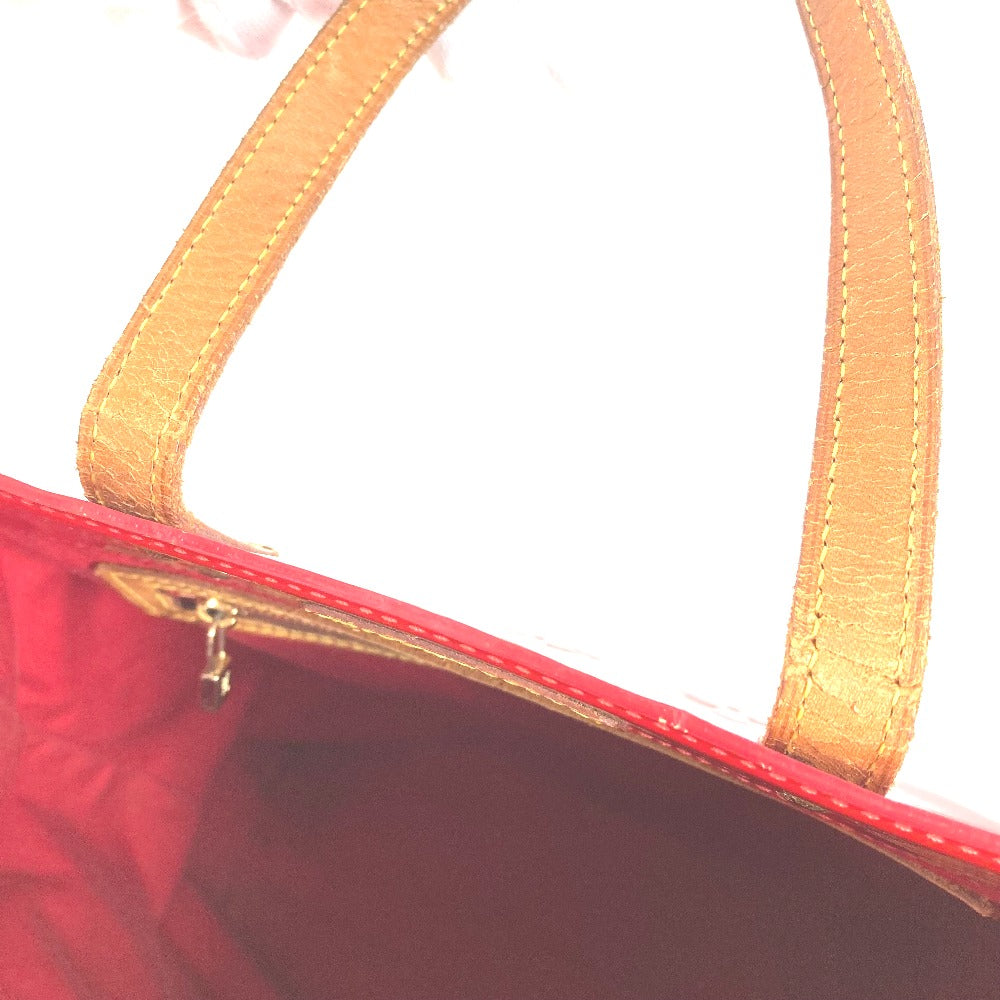 LOUIS VUITTON Shoulder Bag M91086 Monogram Vernis Red Monogram Vernis Reed MM
