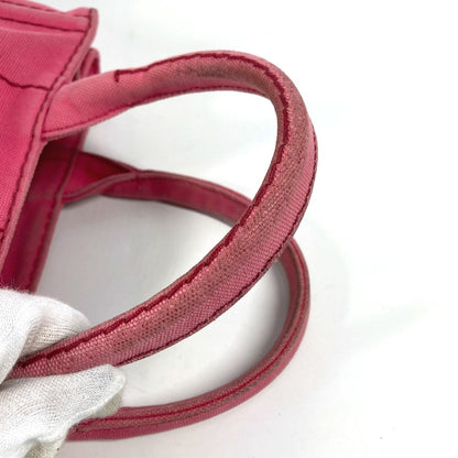 PRADA Handbag canvas pink Canapa